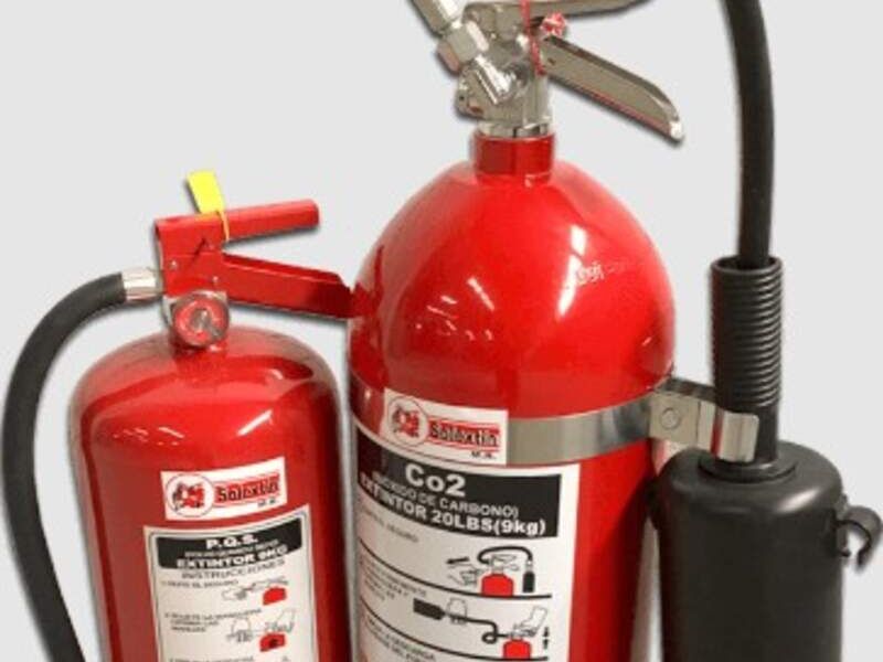 FireShield - Extintor, 2 kg, ABC, polvo seco