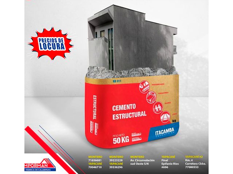 Cemento Cola Santa Cruz - Construex Bolivia