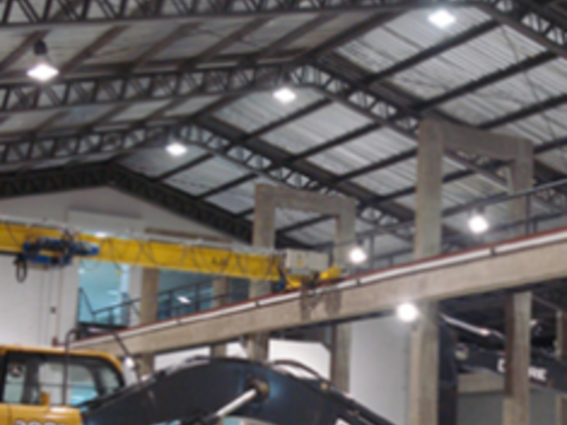 Iluminación industrial Bolivia STI ILUMINACIÓN Construex